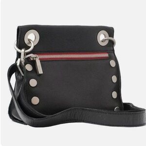 HAMMITT Tony Small Crossbody Black/Brushed Silver